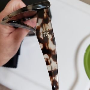 prada heritage angled butterfly sunglasses